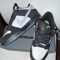 Nike SB Dunk Low Pro Black and White Skateboarding Shoes Men’s Athletic Sneakers
