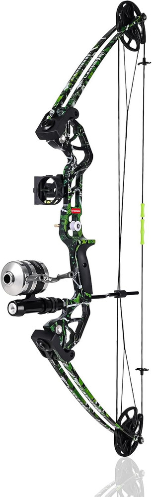 Compound Bowfishing Bow Kit Right Hand Hunting Fishing 15-45lb 18-29.5in