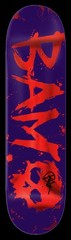 Zero x Bam Margera Purple Blood Skateboard Deck 1ST RUN + WALL MOUNT Viva La Bam