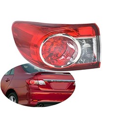 1-Pack LH Tail Light Assembly Replacement for Corolla 2011 2012 2013 Driver