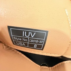 IUV Western Equestrian Riding Boots Tan CB018-AP Men’s Size 8 USA