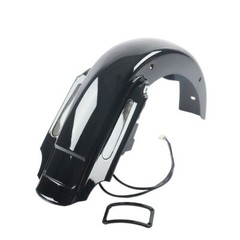 For 1993-2008 Harley Touring CVO 4» Stretched Extended LED Rear Fender No Block