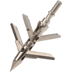 Archery Broadhead 100 Grain 6PCS Mechanical 4-Blade Hunting Arrow Head