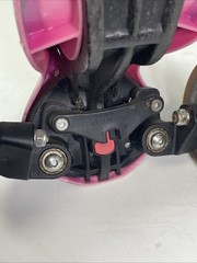 Vintage Globber Adjustable Pink Small Kick Scooter Solid Well Made Used