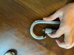 6″ Heavy Duty Carabiner Clip Hooks Snap Spring Gym Climbing Swing Screw Lock  