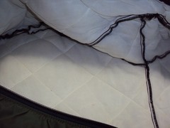DOVER English GREEN Saddle Carrier / Cover – QUILTED & PADDED – Handles – GREAT