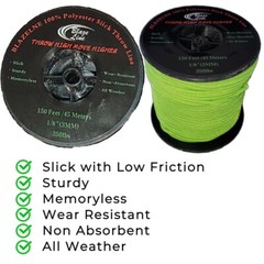 Arborist Climbing Throw Line 3 mm (1/8 in) 150 ft Spool Cord 350 lbs Tensile