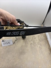 80lbs Self Cocking Hunting Pistol Crossbow No Arrows Black Metal Gold Body Cobra