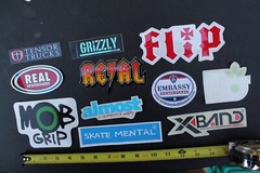 Flip Real Almost Grizzly Alien Workshop Mob Skateboarding STICKERS – Lot of 11