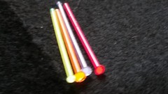 FIBER OPTIC REPLACEMENT STRANDS 1 FOOT .030″/.75mm RED