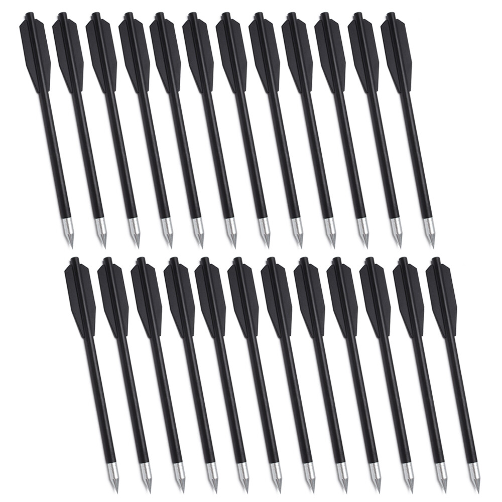 Crossbow 6.3″ Bolts Arrows Targeting for Pistol Crossbow 50-80lbs Black 60pcs
