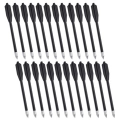 Crossbow 6.3″ Bolts Arrows Targeting for Pistol Crossbow 50-80lbs Black 60pcs