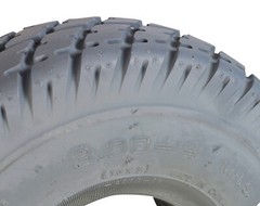 3.00-4 (10″x3″, 260X85) Foam-Filled Mobility Tire with Durotrap C9210 Tread