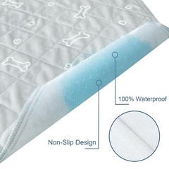 Washable Pee Pads for Dogs, 2 Pack Reusable Puppy Pads 19″ x 30″, Super Absor…