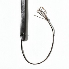 BULL WHIP 04 Feet long 16 Plaits Cow Hide Leather CUSTOM BULLWHIP DARK BROWN