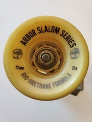 Set Gullwing Longboard Neil Carver Charger Trucks 50° + Arbor Slalom Wheels-NICE