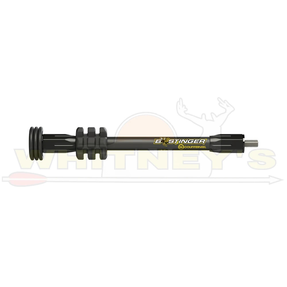 Bee Stinger MicroHex Hunting Stabilizer – 8″ – Matte Black – MHX08MB