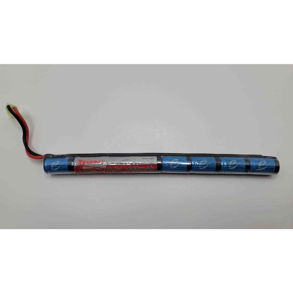 Airsoft Team Tenergy NIMH Rechargeable Batter Pack 9.6v 1600mAh