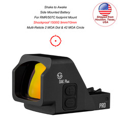 1x26mm Multi-Reticle Red Dot Sight 2 MOA Dot & 42 MOA Circle for RMR 407C Cut