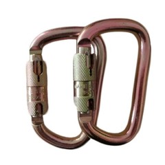 45KN Alloy Steel Auto-lock Main Carabiner, Rock Climbing Carabiner