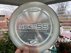 Disc Golf ICE Crystal Nuke SS First Run Proto Discraft (Rare White Stamp) #2519