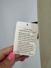 Kerrits Women’s Tan Flow Rise Knee Patch Equestrian Performance Tights XL NEW