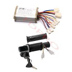 36V 800W Brush Speed Controller + LCD Throttle for Electric Bicycle Razor MX 500