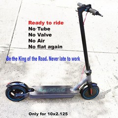 Solid Tire 10×2.125 for Electric Scooter Only fit 10X2.125 Scooter Tire Rim