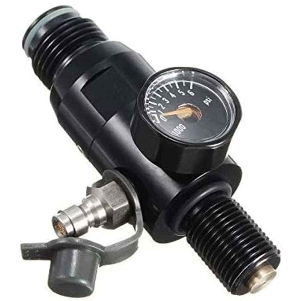 Paintball PCP Valve HPA Air Tank Regulator IN:4500psi/Out:800Psi 5/8″-18UNF
