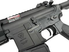 6mmProShop SI Licensed Sentinel M4 Airsoft AEG Rifle (Black / 11″ GRIDLOK LITE )