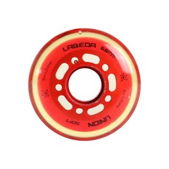 Labeda Roller Hockey Wheel Premium X-Soft 74A Youth Hilo Combo 68mm 72mm Union