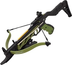 80 lbs 225 FPS Adjustable Pistol Tactical Self Cocking Crossbow