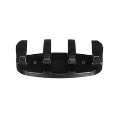 11926-7 Zig-Zag Cleats, 3 ½ Inches Long, Nylon, Black, for 1 Count (Pack of 1)