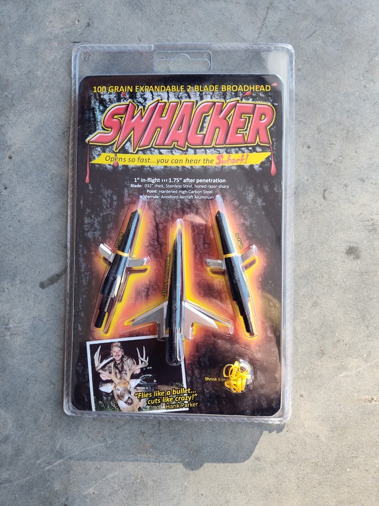 Swacker 100grain 1.75″Cut 2 Blade