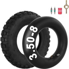 2 Pack 2.50 4 Tire and Inner Tube with TR87 Valve for Wheelchairs Carts