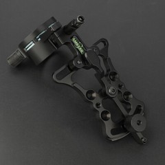 Archery Sight Compound Bow Single 1 Pin 4X 6X 8X Lens 0.019″ Adjustable Hunting