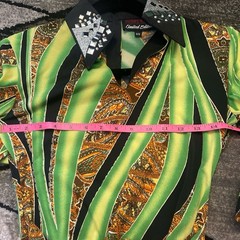 Women’s Hobby Horse Limited Edition Western Show, Horsemanship Lime Paisile