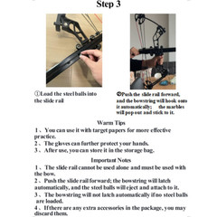 Compound Bow Set Rapid Bow Shooter Launcher 40-70lbs Adjustable Archery Hunting