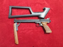 Vintage Crosman American Classic Model 1377 .177 Cal Air Pistol & Rifle Stock