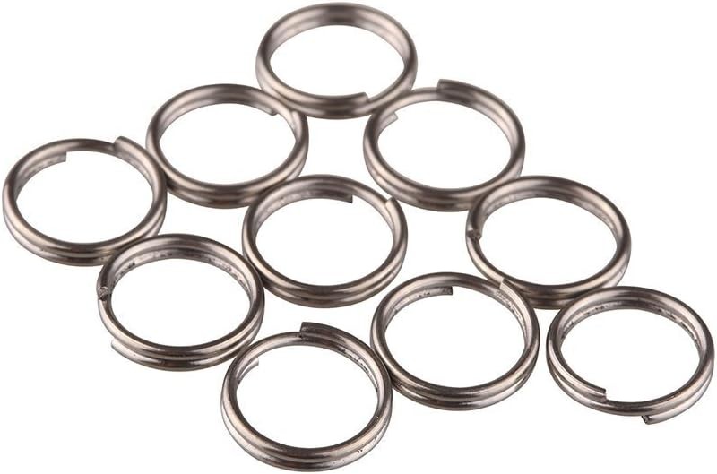 10pcs/Lots Titanium Small Split Rings Ti Micro Split Key Ring Keychain EDC
