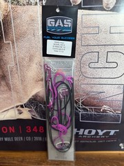 Gas Bowstrings Hoyt RX-9 Strings w/Speed Nocks RX9 ALL Flo Purple