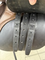 Courbette Alpina Brown Close Contact Jumping English Saddle 16.5