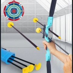 Kids Bow and Arrow Archery Toy Set Suction Cup Arrows Ages 4-12 US