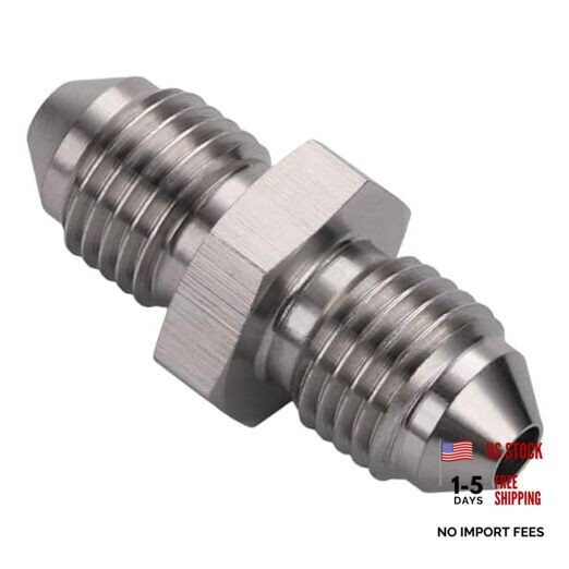 3AN Male to 3AN Male Stainless Steel Brake Clutch Fuel Oil Fitting 3AN to 3AN
