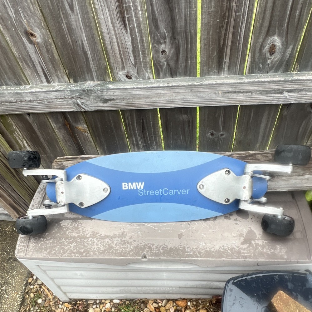BMW StreetCarver Cruising Longboard Skateboard 44 in Blue/Black