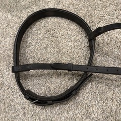 Vintage Crosby England Leather Horse Bridle Snaffle Bit Braided Reins Simco