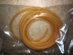 9 foot Natural Latex Rubber Surgical Tubing 1/8″ ID x 1/32″ wall *sling shot