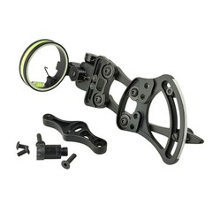Archery Compound Bow Sight 1 Pin Professional Bow Sight Light Micro Adjustable [