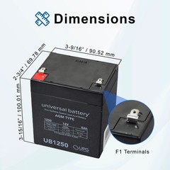 24 Volt Rechargeable Battery Packs, Razor E150 (5 Ah with Harness, Versions 1-5)
