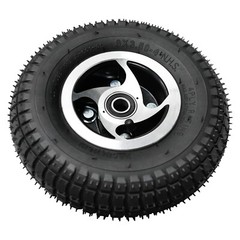 4-Pack Front Rear 9×3.50-4 Tire on Wheel for Mobility Scooter Wheelchair Mower